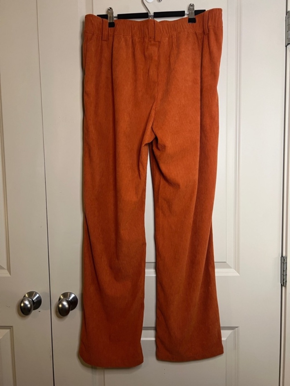 HALARA Wide-Leg Corduroy Pants in Rust - Picture 3 of 3